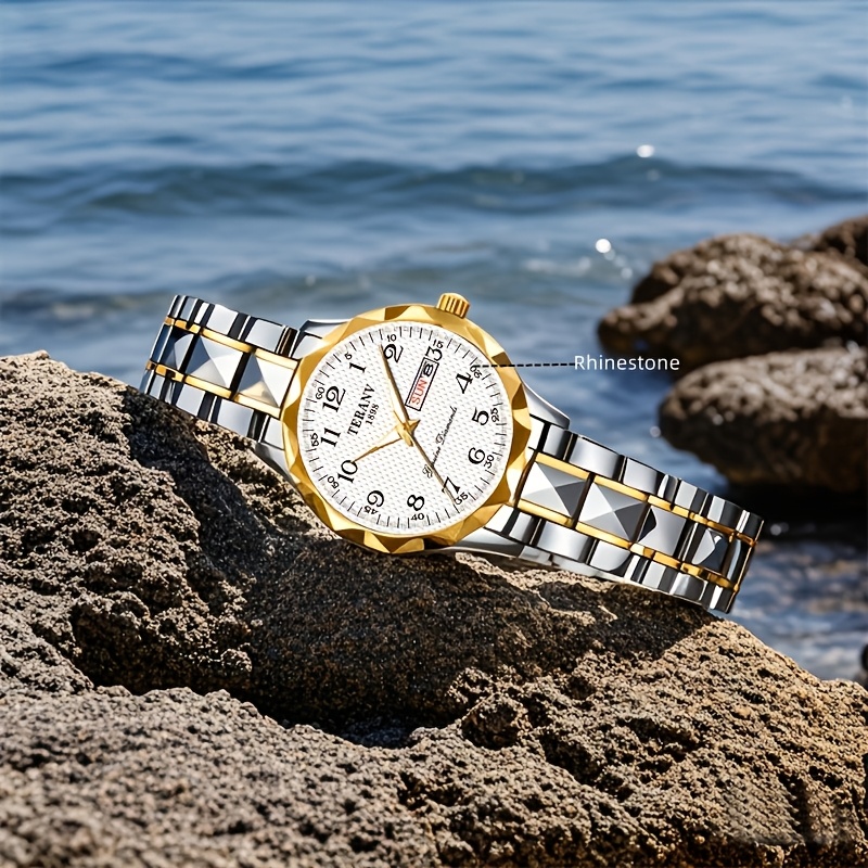 Rectangular Digital Dial Alloy Watch with Women's Strap